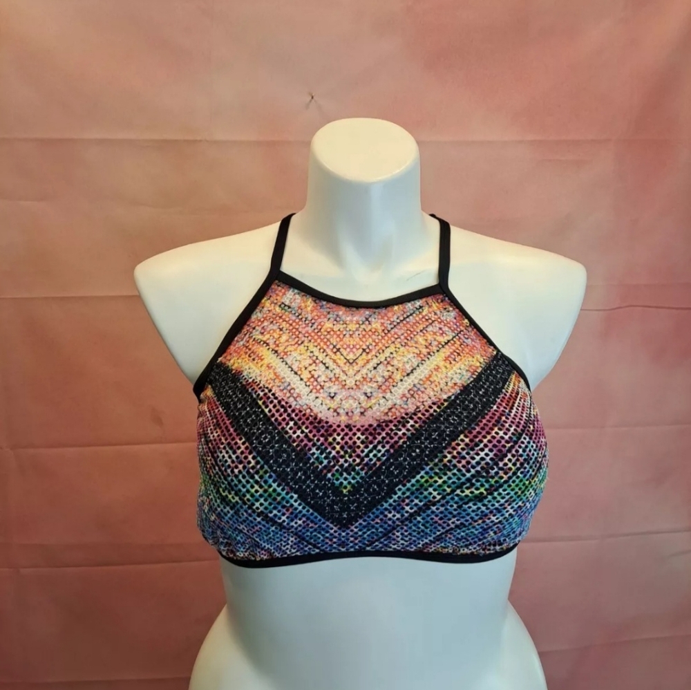 Swimsuits For All High Neck Bikini Swim Top